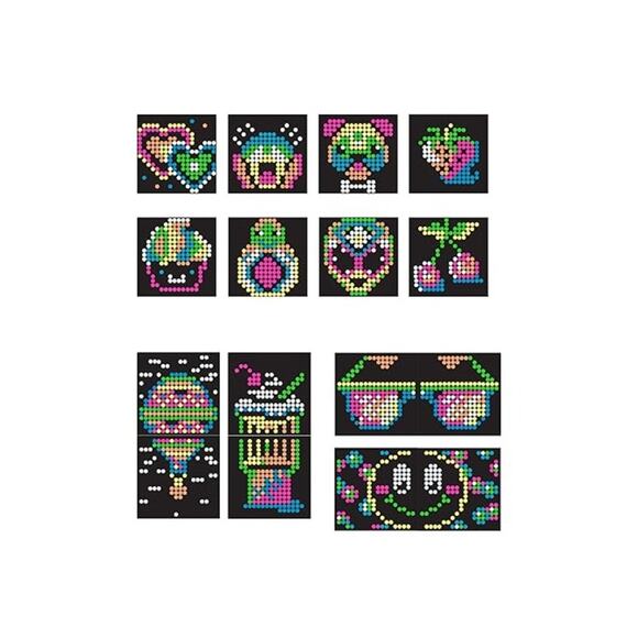 Lite Brite Mini-X Connect 2 Pack - Create Light Art with Pegs, Creative Art Stem - Picture 4 of 6